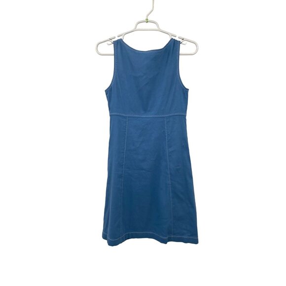 Elie Tahari Dress Womens XS Used Blue Linen Blend - Picture 2 of 16